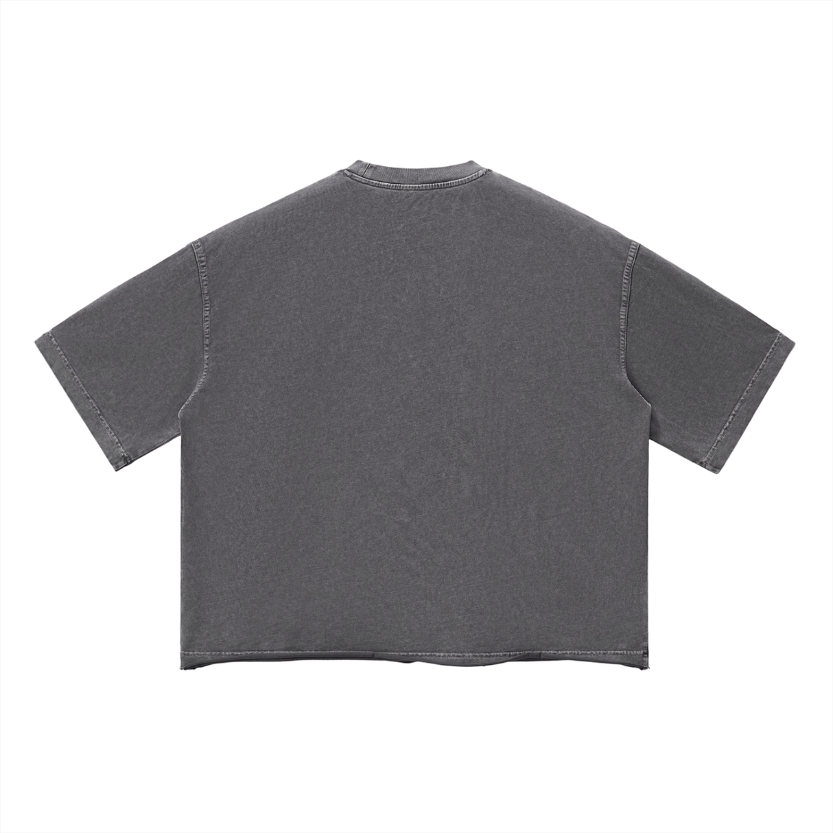 Mens Vintage Wash Boxy T-Shirt Oversized Streetwear S M L XL