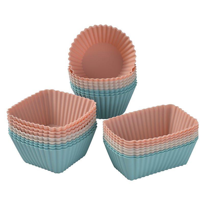 Cupcake popping out of a silicone mould