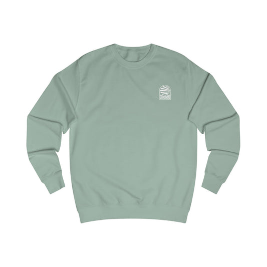 Mint Minimal Crest Crewneck