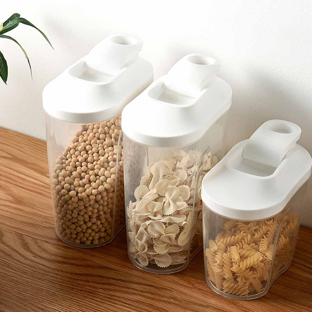 Stackable airtight cereal dispenser