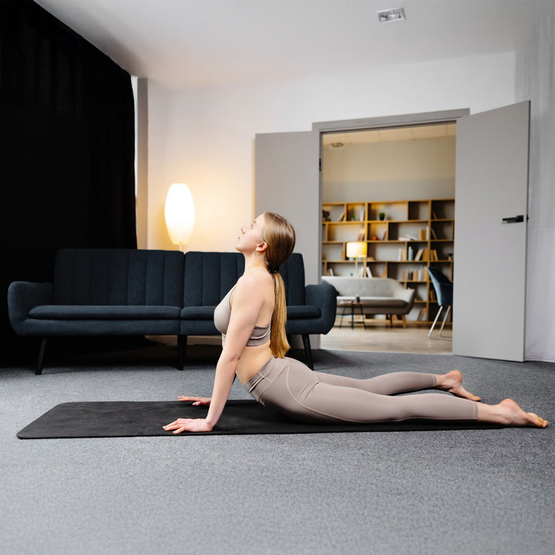 Yoga mat in blue