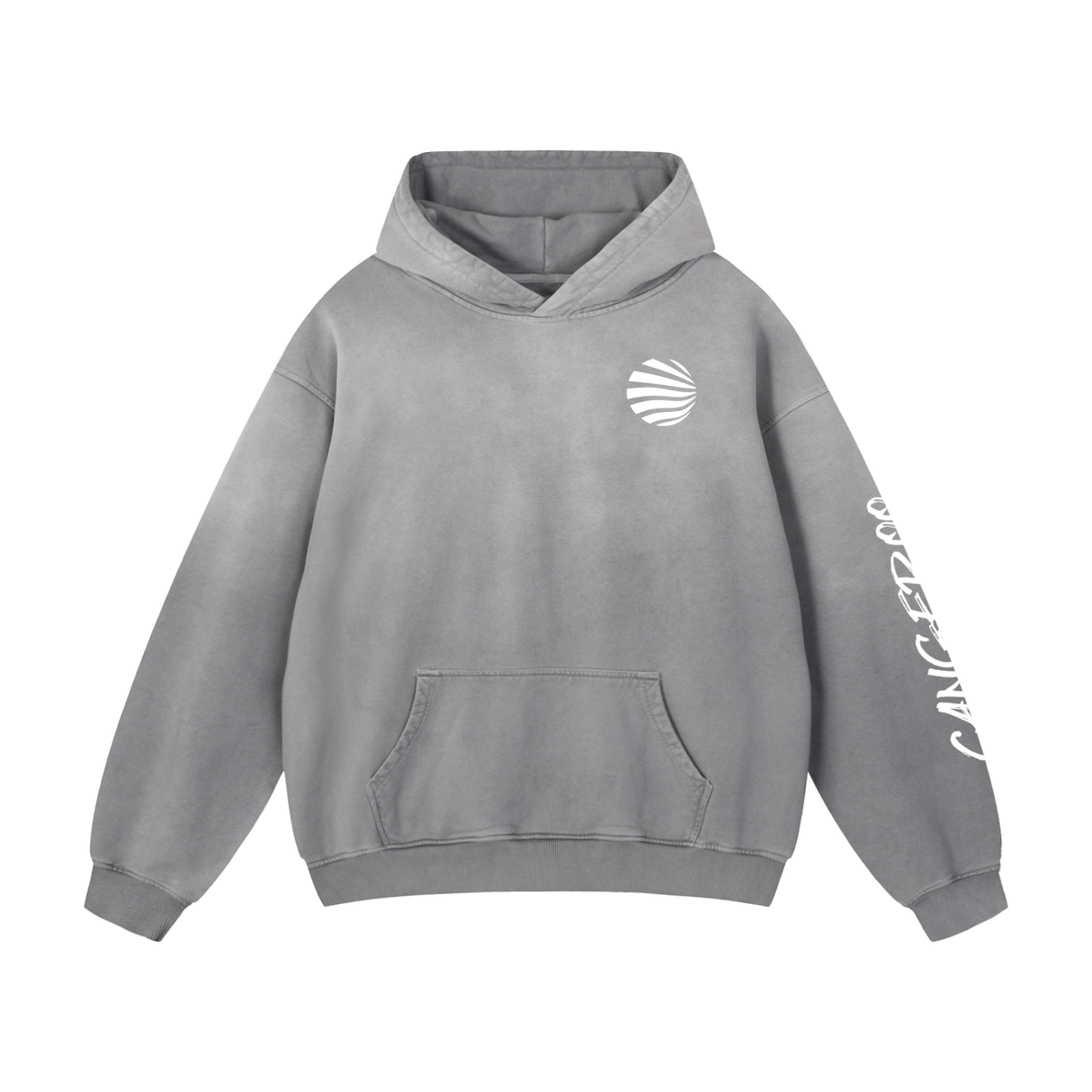Mens Heavyweight Sunfade Hoodie Pullover Streetwear S M L XL