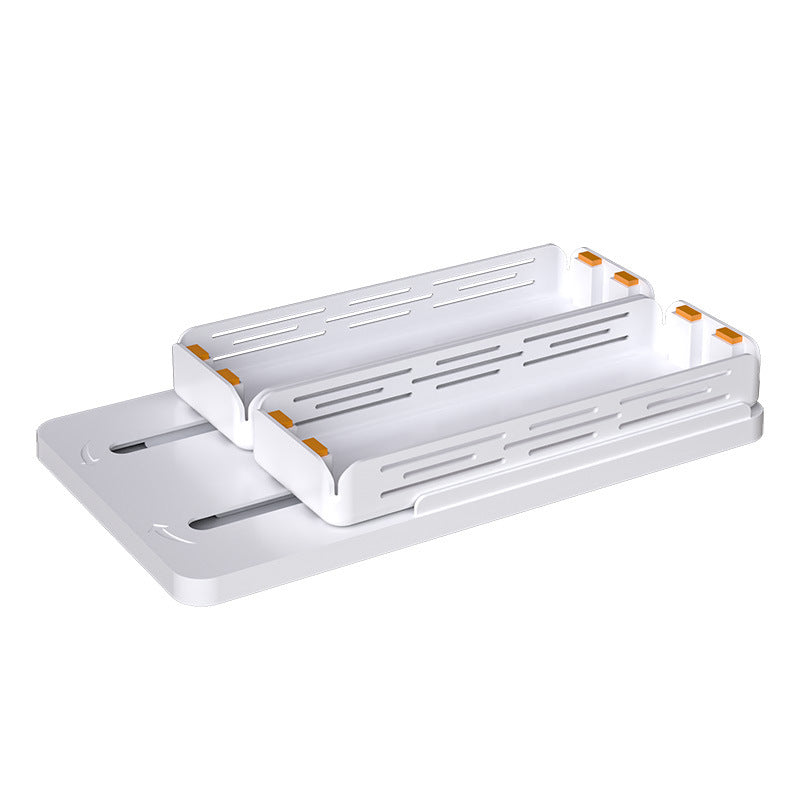 Pull-out rail of the spice rack