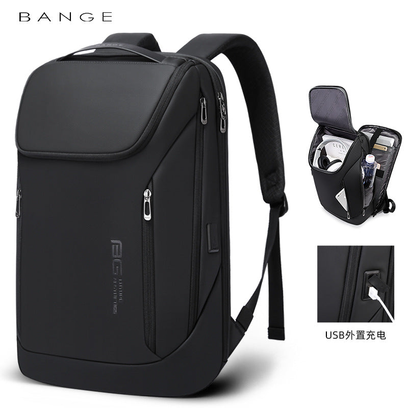 Backpack on a suitcase luggage strap