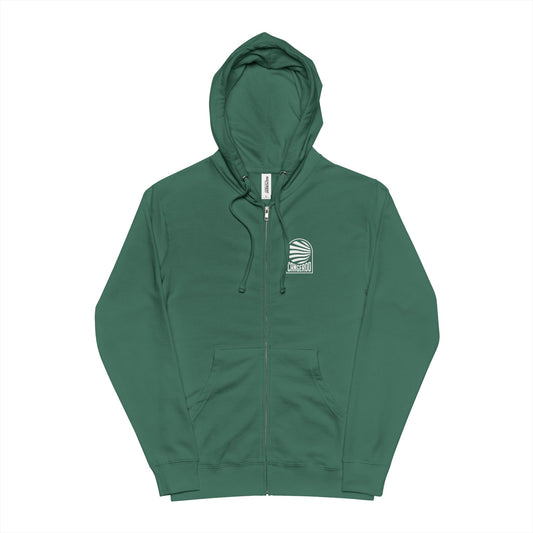 Cangeroo Zip Up Fleece Minimalist Hoodie