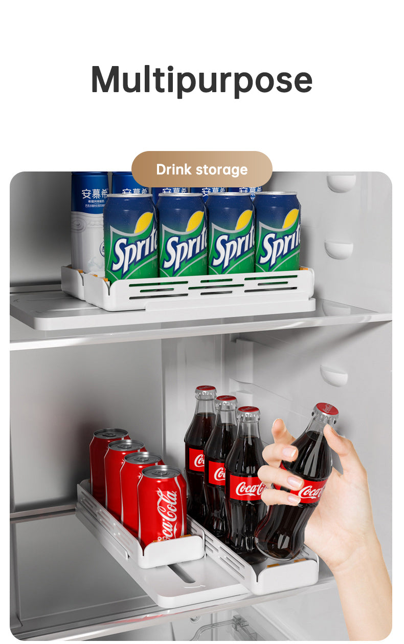 Spice rack sliding out of a cupboard