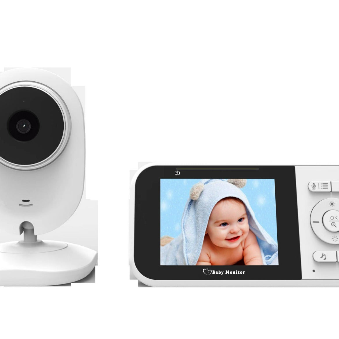 Baby monitor night vision view