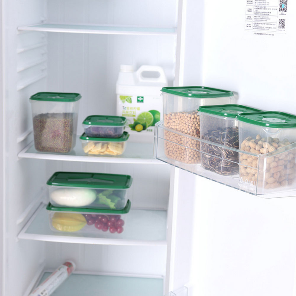 Food storage set in green