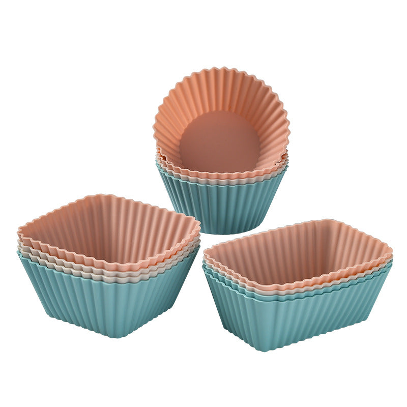 Silicone moulds in mixed shapes