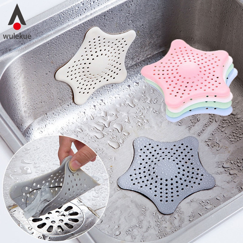 Silicone drain hair catcher