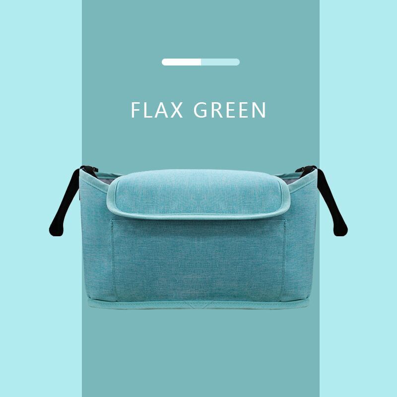 Stroller organiser in grey