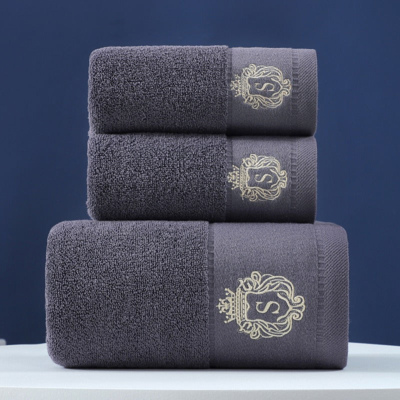 Cotton towel texture close-up