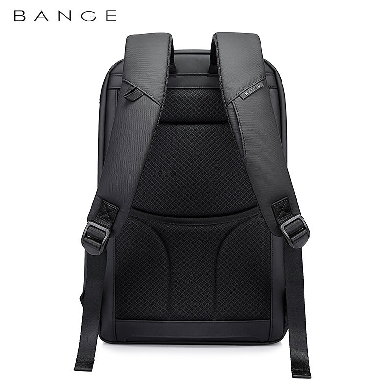Laptop backpack in grey