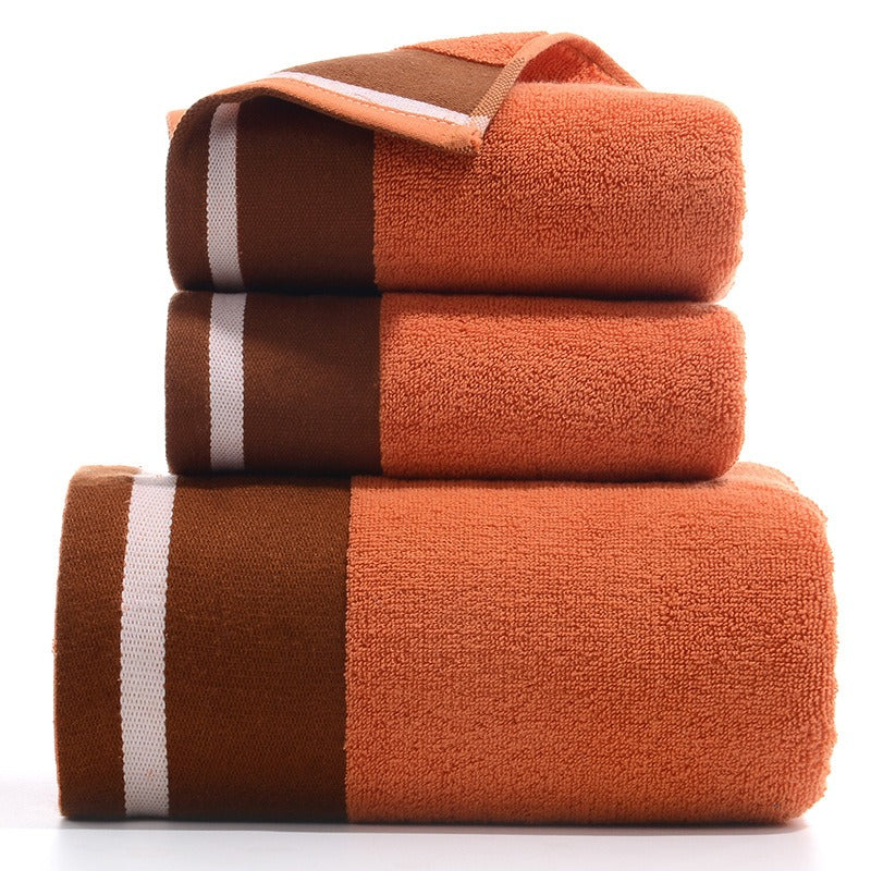 Towel set colour and design range