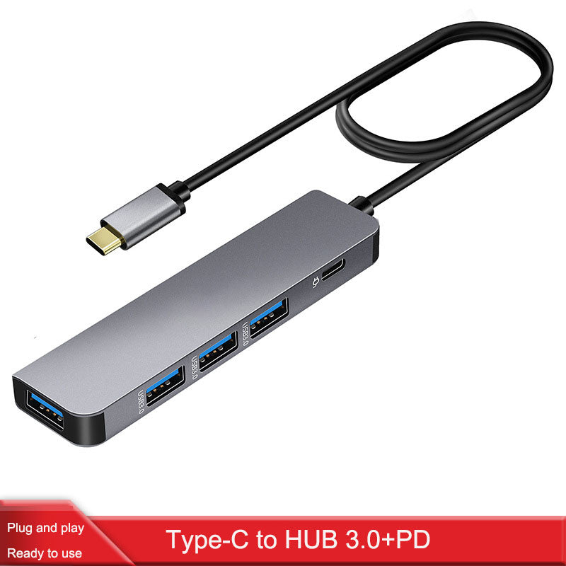 4-in-1 USB-C hub adapter