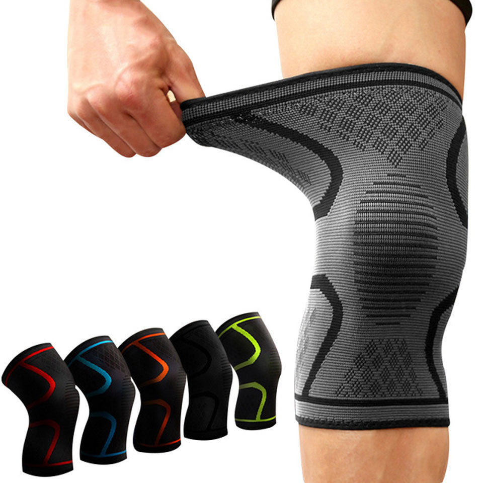 Compression knee support sleeve