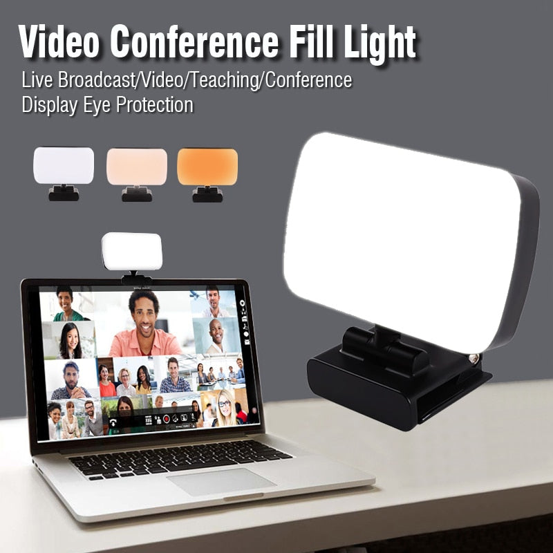 Mini clip-on video fill light