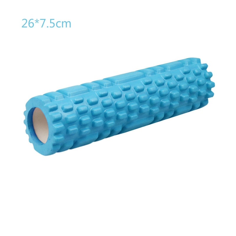 Foam roller size shown