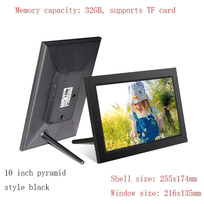 WiFi photo frame in 8-inch and 10-inch sizes