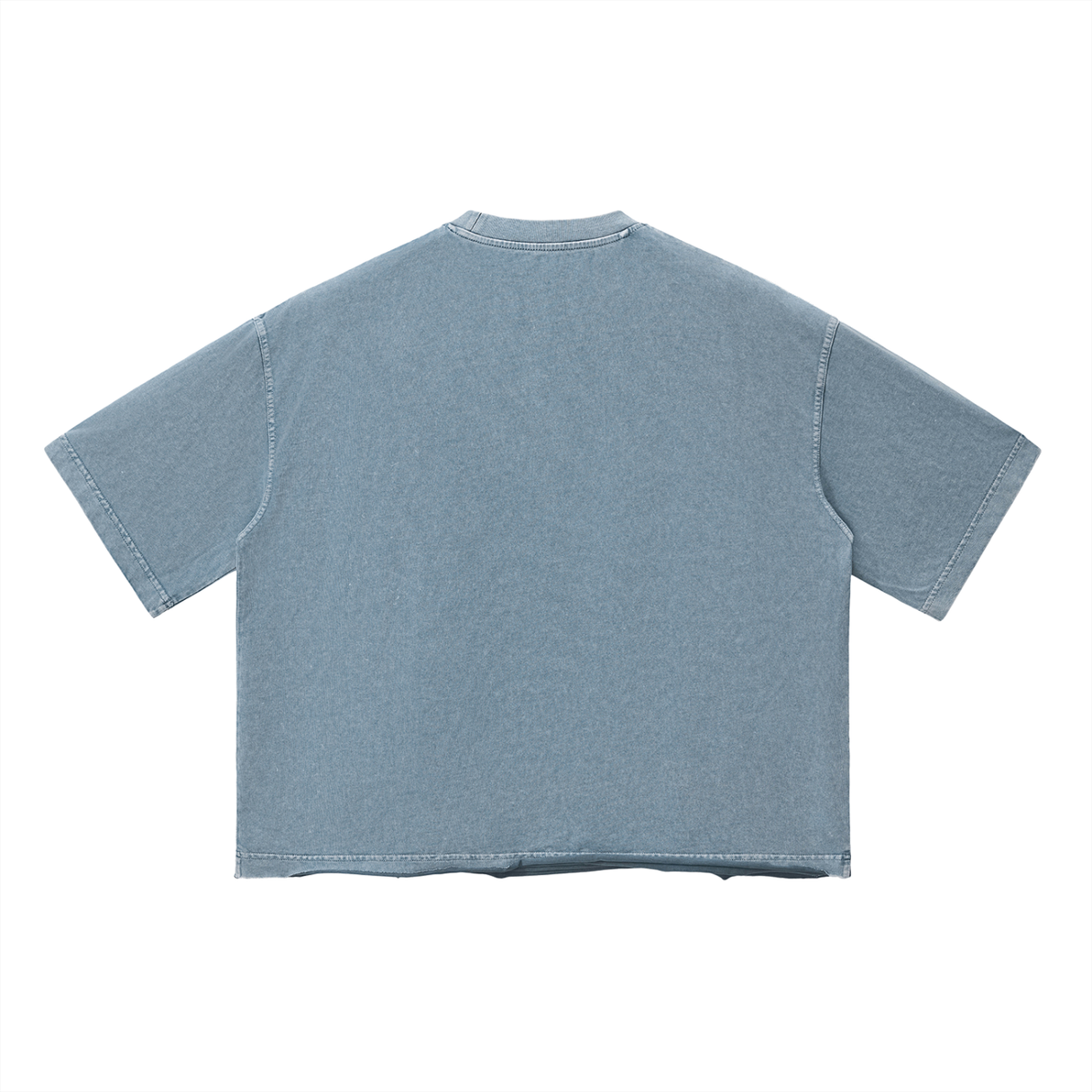 Mens Vintage Wash Boxy T-Shirt Oversized Streetwear S M L XL
