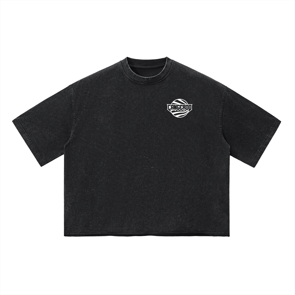 Mens Vintage Wash Boxy T-Shirt Oversized Streetwear S M L XL