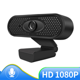 Full HD 1080p USB webcam with microphone