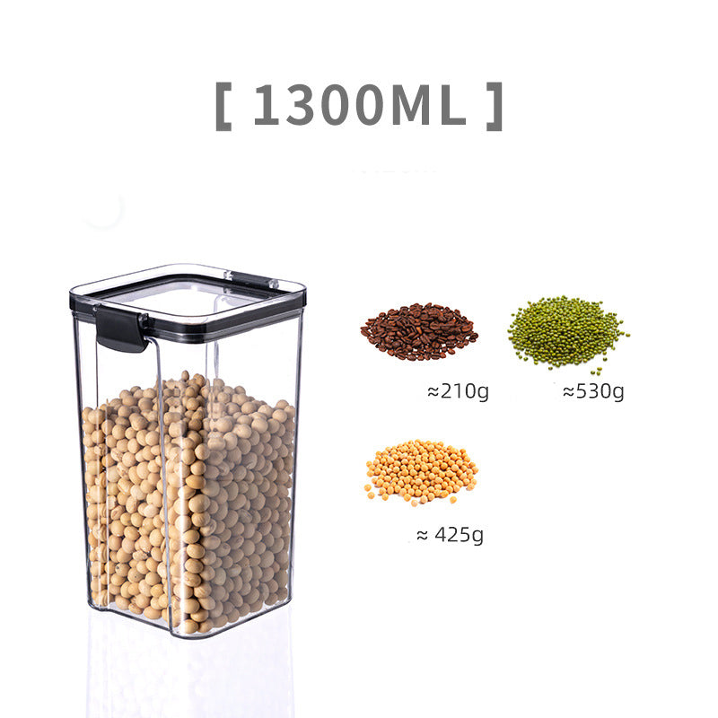 Jar holding coffee beans