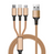 Braided finish of the charging cable
