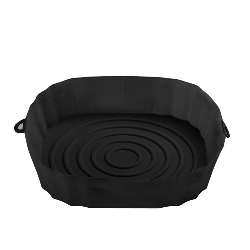 Reusable silicone air fryer liner mat