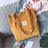 Corduroy tote bag colour range