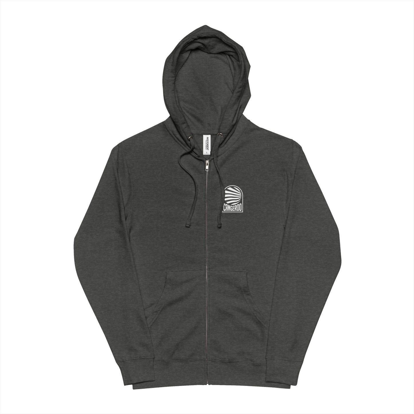 Cangeroo  Zip Up Fleece Minimalist Hoodie