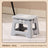 Person sitting on the folding stool