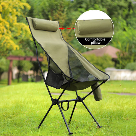 Camping chair used for fishing