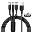 Charging cable connectors close-up