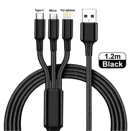 Charging cable connectors close-up