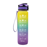 Tritan water bottle in green