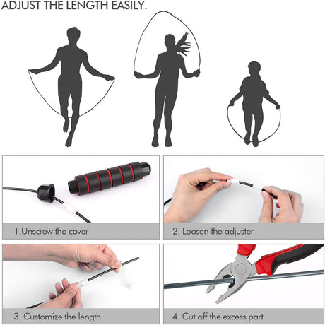 Jump rope in black