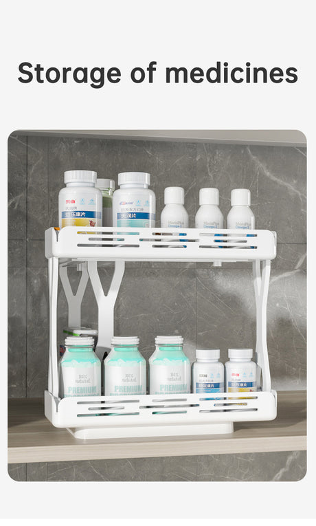 Spice rack holding oil bottles