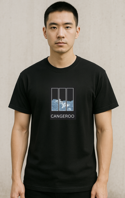 Cangeroo Waveform Window Tee – Minimal Motion, Maximum Impact