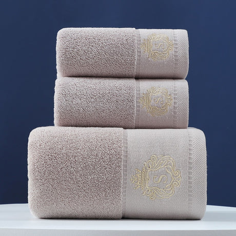 Soft absorbent cotton bath towel