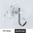 Coat hooks used in a modern kitchen