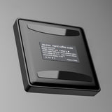 Digital display on the coffee scales