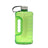 Flip-top lid on the gym water bottle
