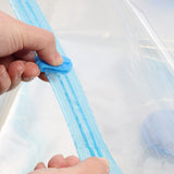 Vacuum storage bags shown in different sizes