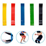 Resistance band used for squats
