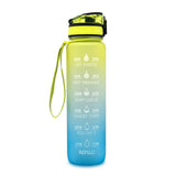 Tritan water bottle in red