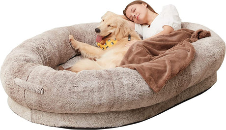 Giant human-sized dog bed