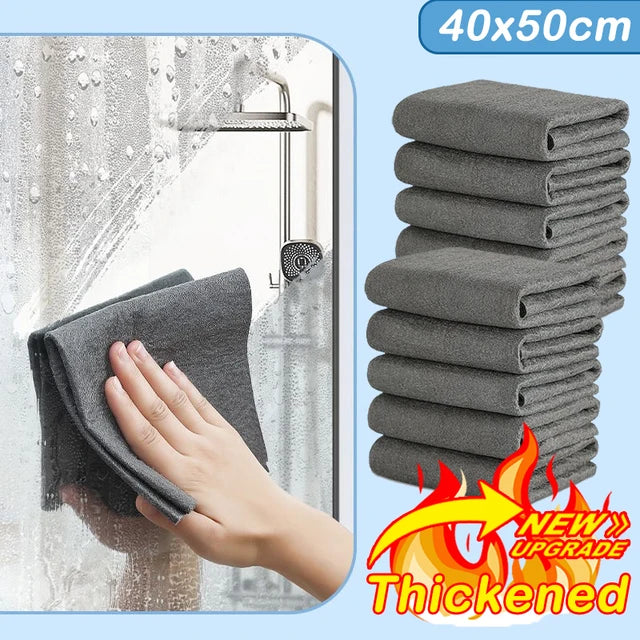 Microfibre cloths in a 10 pack