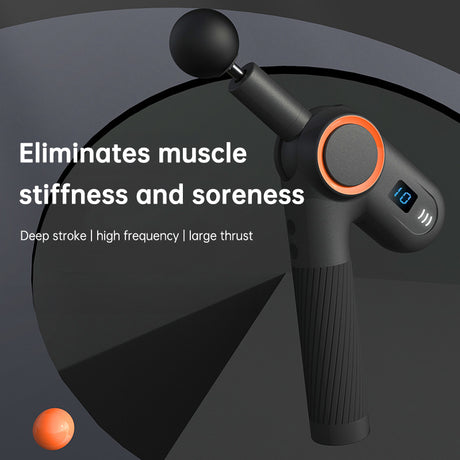Massage gun rotating head