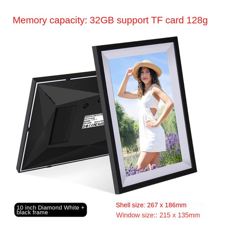 Digital photo frame in white